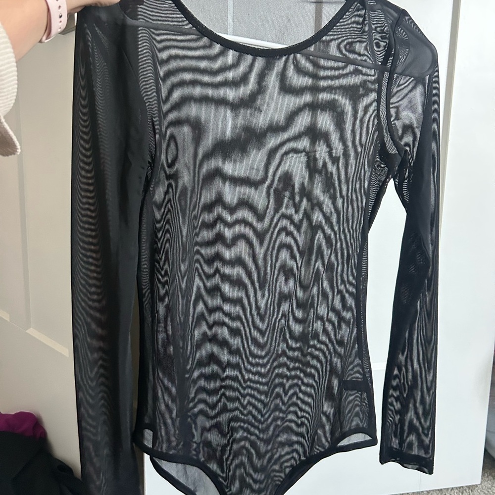 Sheer Black Bodysuit - Picture 3 of 3